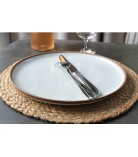 Set de table rond Lilo naturel