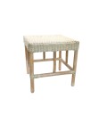 Tabouret carré Sitine Maison Pagan