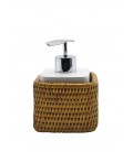 Dispenser per sapone Wenka Pagan - rattan miele