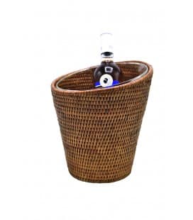 Champagne bucket rattan Clubbing - colour white brushed