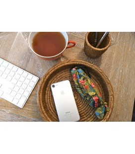 Square tray Lucie - rattan honey