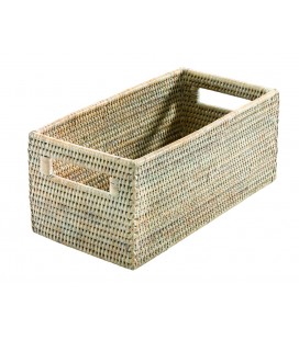 Range-CD Robert - rattan white cerusé