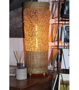 Magwe lampe colonne XL - 139cm - naturel