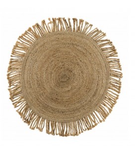 Storage basket in natural hemp (large)