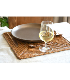 Set of square table Rosalie - honey