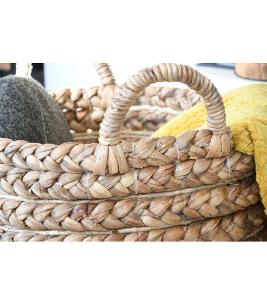 Cesto Portagrissini In Vimini E Tessuto - Elegante E Moderno, 35x17x9 Cm - Foto 4