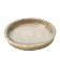 Plat à tarte rotin et Pyrex Tatin - rotin blanc cérusé