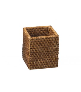 Pot square Zillia - rattan honey