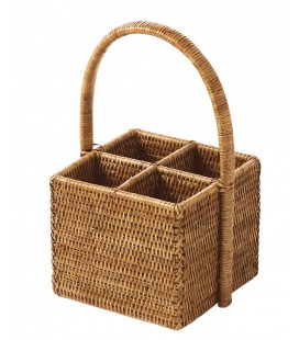 Door-covered carine - rattan honey