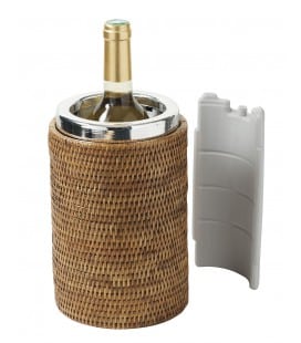 Raffredda bottiglie Gaven - rattan miele