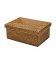 Box with lid Iris - rattan honey