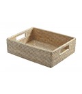 Cestino-cassetto Doma - rattan bianco decapato