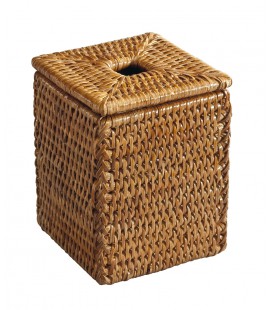 Box cotton swabs Tilda - rattan honey