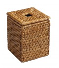 Tilda cotton bud box - miele rattan