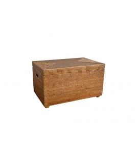 Connie scatola di rinforzo in legno - miele rattan