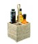 Range-utensils 4 boxes rattan Kami - colour white brushed