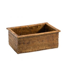 Locker rectangular natural rattan - Tasty colours honey