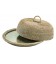 Bell for tea natural rattan - Bell colours white brushed